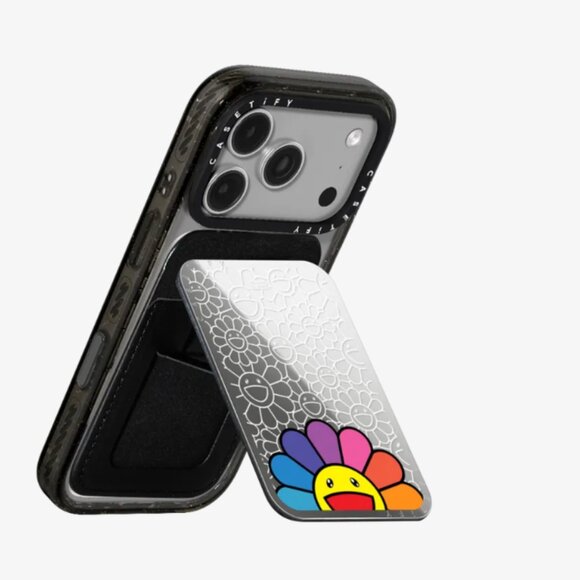 Takashi Murakami Casetify Snappy Cardholder Stand, Mirror finish, NEW authentic!
